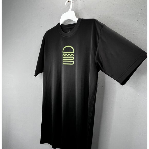 Shake Shack Shirt Crew Member Employee M Black Burger Logo Short Slv Recycled - Picture 2 of 4
